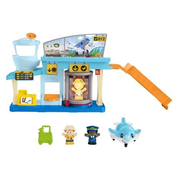 Fisher-Price Little People Lufthavnseventyr HTJ26 Legesæt