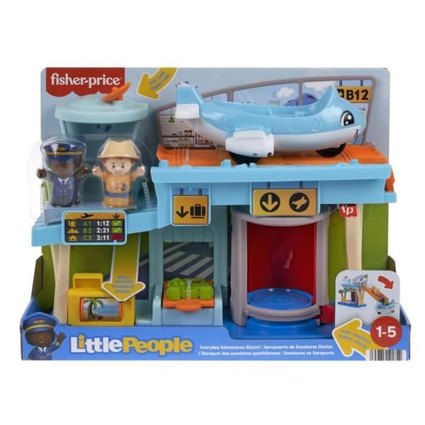Fisher-Price Little People Lufthavnseventyr HTJ26 Legesæt