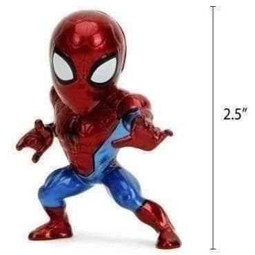 Jada - Marvel-figuuri - 4 Hämähäkkimies-osan setti - Metalli - 6 cm - 8-vuotiaasta alkaen