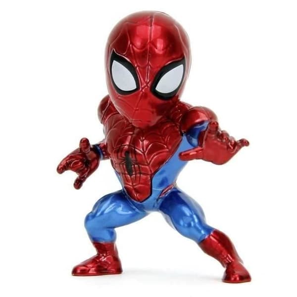 Jada - Marvel-figuuri - 4 Hämähäkkimies-osan setti - Metalli - 6 cm - 8-vuotiaasta alkaen