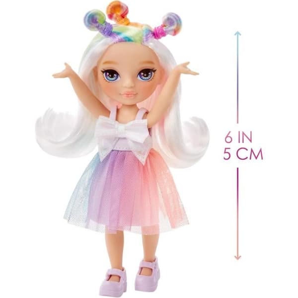 Rainbow High Littles - 15 cm dukke + kæledyr - Regnbue - Fra 4 år