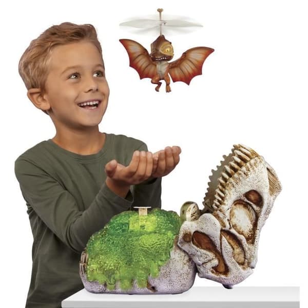 GrossMos Flying - Opdag din flyvende dinosaur - Orange - 3 modeller at samle