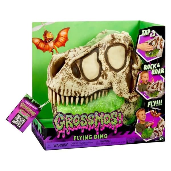 GrossMos Flying - Opdag din flyvende dinosaur - Orange - 3 modeller at samle
