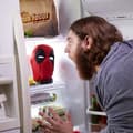 Miniatyrbillede 6 af 6: Interaktivt Deadpool-hoved, bevægelser og samtaler, specialapp, samleobjekt for voksne, 600+ lyde og sætninger på engelsk, Marvel
