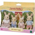 Miniatyrbild 4 av 4: Docka - SYLVANIAN FAMILIES - Creme Rabbit-familjen - Artikulerad och omsorgsfullt klädd