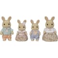 Miniatyrbild 2 av 4: Docka - SYLVANIAN FAMILIES - Creme Rabbit-familjen - Artikulerad och omsorgsfullt klädd