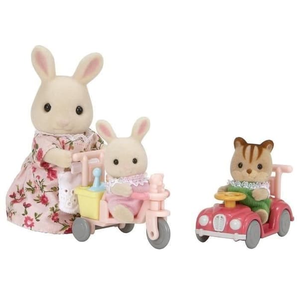 SYLVANIAN FAMILIES 5040 Bebisar med trehjuling och minibil