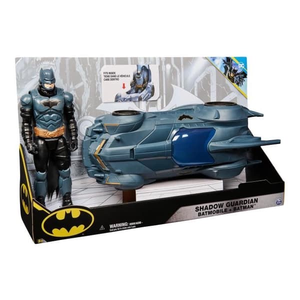 SPIN MASTER PACK BATMOBILE + BATMAN FIGUR 30 CM Batman