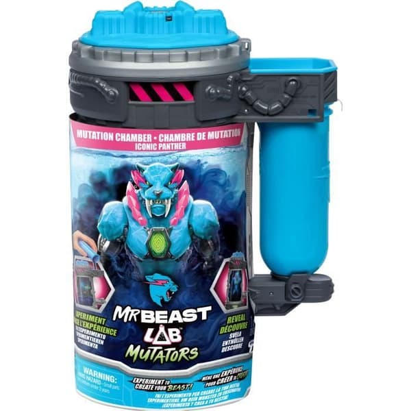 Mutators Panthere Ikonisk Mutationskammarstaty - MR Beast LAB - Genomför ett experiment för att skapa din varelse