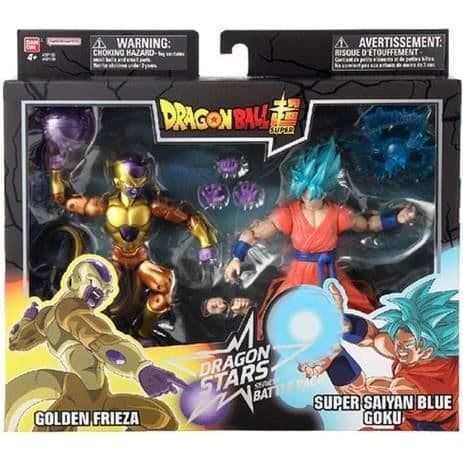 Dragon Ball Super Dragon Stars 17 cm figur - Golden Frieza vs Super Saiyan Blue Goku - BANDAI