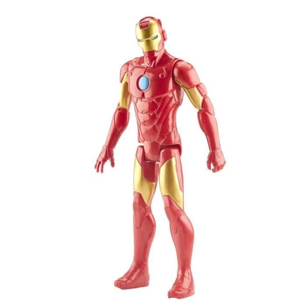 Iron Man 12" actionfigur, Avengers Titan Hero-serien legetøj til børn fra 4 år, Marvel
