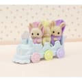 Miniatyrbillede 6 af 6: Miniaturefigurer - SYLVANIAN FAMILIES - 5707 - Creme Kanin-trillinger og badetilbehør