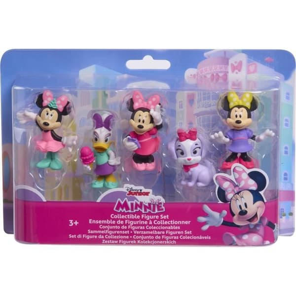 Figurer - DISNEY MINNIE MOUSE - 5-pack Minnie Mouse-figurer - Icke-ledade, 6 cm