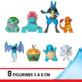 Miniatyrbild 3 av 6: Paket med 8 Pokémon-figurer - BANDAI - JW3063 - Flerfärgad - Pokémon Battle