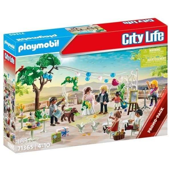 PLAYMOBIL 71365 Bröllopsceremoni, Stadsliv, Bröllop, 163 delar, Från 4 år