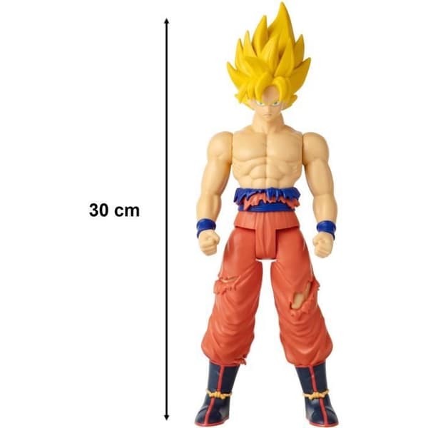 Jättimäinen Super Saiyan Goku -hahmo (taisteluvaurioversio) - BANDAI - Dragon Ball - 30 cm