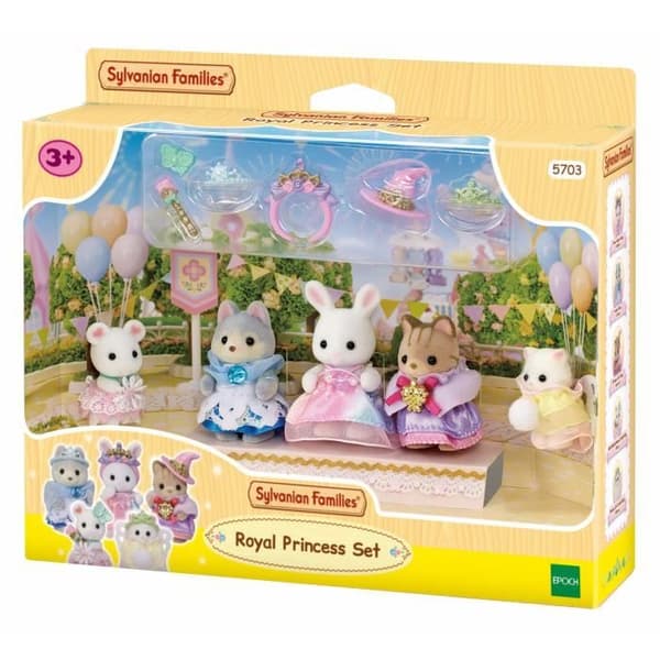 Sæt med 5 babyfigurer i prinsessekostumer - SYLVANIAN FAMILIES - Model 5703 - Blandet