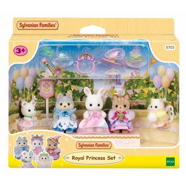 Sæt med 5 babyfigurer i prinsessekostumer - SYLVANIAN FAMILIES - Model 5703 - Blandet
