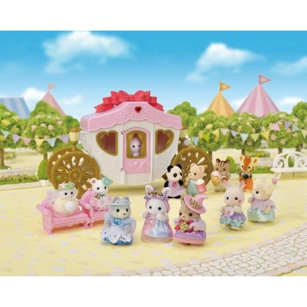 Sæt med 5 babyfigurer i prinsessekostumer - SYLVANIAN FAMILIES - Model 5703 - Blandet