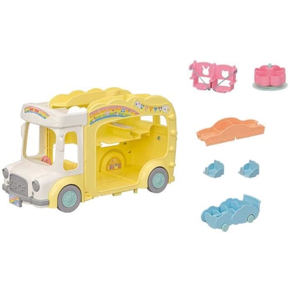 SYLVANIAN FAMILIES 5744 - Bussen og dens legeplads
