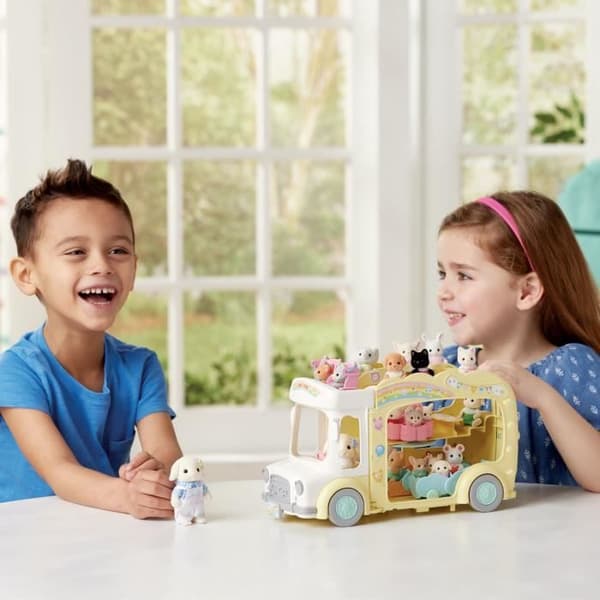 SYLVANIAN FAMILIES 5744 - Bussen og dens legeplads