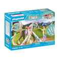 Miniatyrbillede 1 af 6: PLAYMOBIL 71640 Rytterske med hestemanke til at farvelægge, Vandfaldets heste, 19 dele, fra 5 år