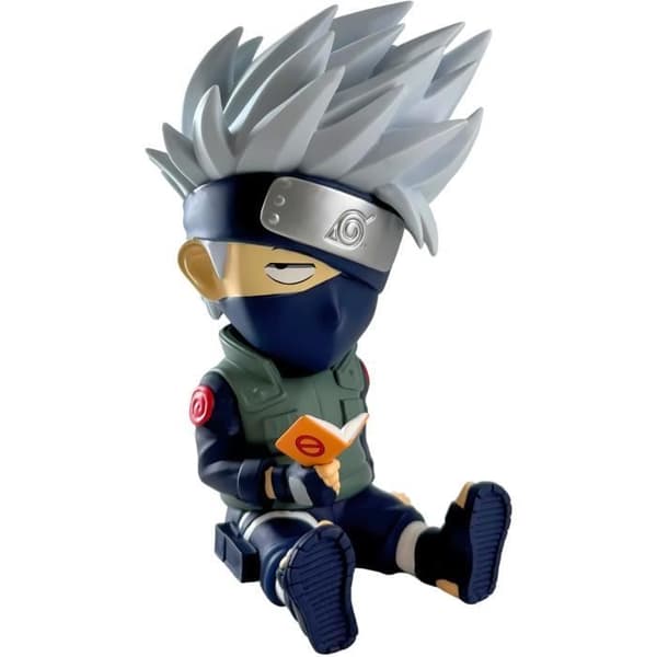 Sparegris - PLASTOI - Naruto - Kakashi - Høj kvalitetsplast - Skulpturerede detaljer - Funktionel