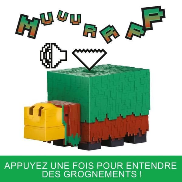Minecraft Sniffer 8,25 cm actionfigur med spillelyde - Minecraft - HXM85