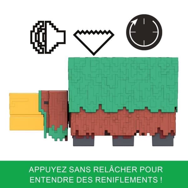 Minecraft Sniffer 8,25 cm actionfigur med spillelyde - Minecraft - HXM85