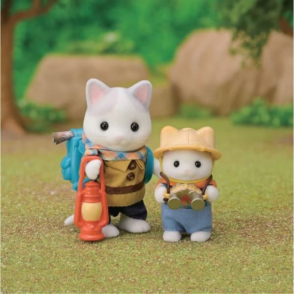 Ledade Figurer - SYLVANIAN FAMILIES - Son och Baby Latte Cat - Hemligt Skogsäventyr