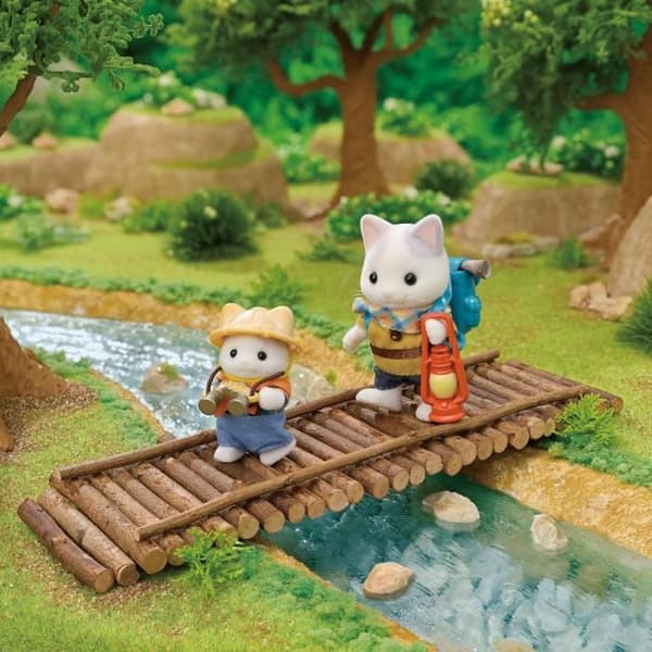 Ledade Figurer - SYLVANIAN FAMILIES - Son och Baby Latte Cat - Hemligt Skogsäventyr