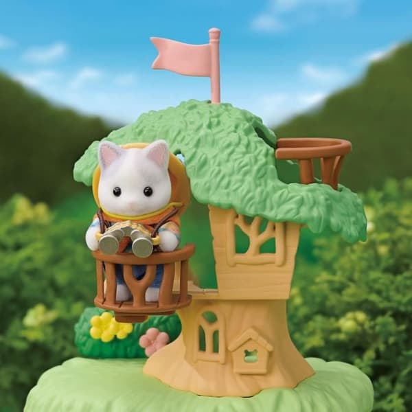 Ledade Figurer - SYLVANIAN FAMILIES - Son och Baby Latte Cat - Hemligt Skogsäventyr
