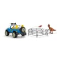 Miniatyrbillede 3 af 6: Schleich - Terrængående bil med Dino-forpost - 41464