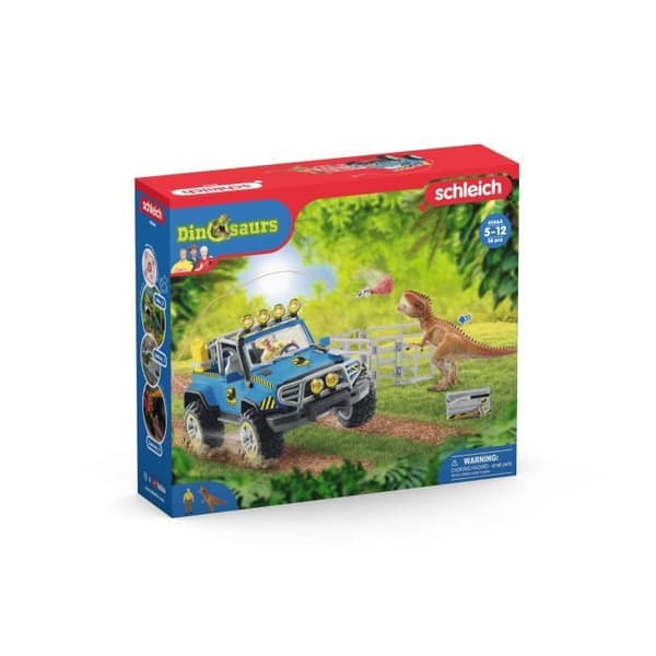 Schleich - Terrængående bil med Dino-forpost - 41464