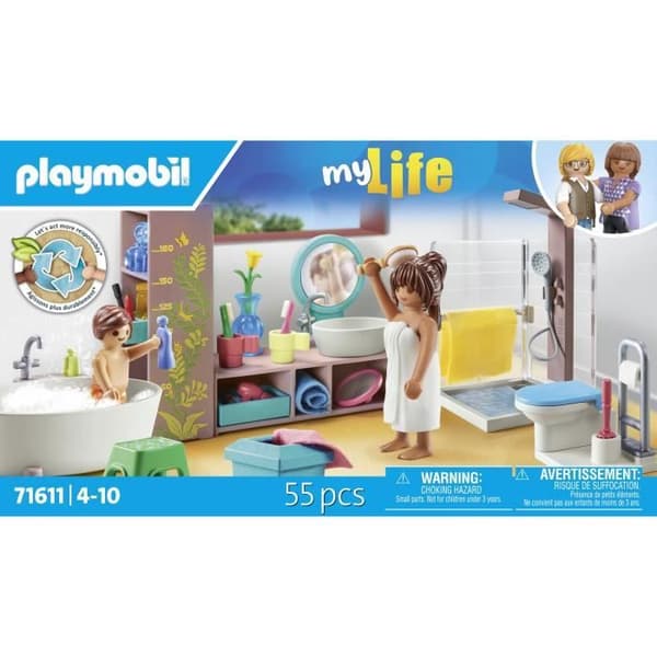 PLAYMOBIL - 71611 - Badeværelsesbadekar