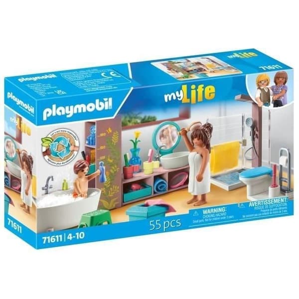 PLAYMOBIL - 71611 - Badeværelsesbadekar