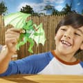Miniatyrbild 3 av 6: Green Symbiote Hydro-Wings Box Set, 10 cm figur med fordon, superhjälteleksak för barn från 4 år