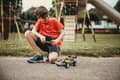 Miniatyrbillede 5 af 6: Crosslander BUGGY MAX – Genopladelig fjernbetjent buggybil