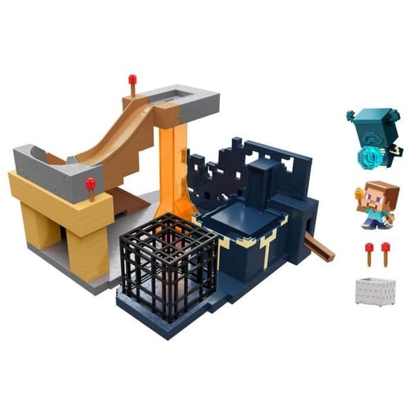 Minecraft-Skuffe The Rise of Warden og dens minifigurer HXT72
