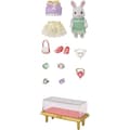 Miniatyrbillede 2 af 6: Miniaturefigurer - SYLVANIAN FAMILIES - 5647 - Modekuffert og Storesøster Snekanin