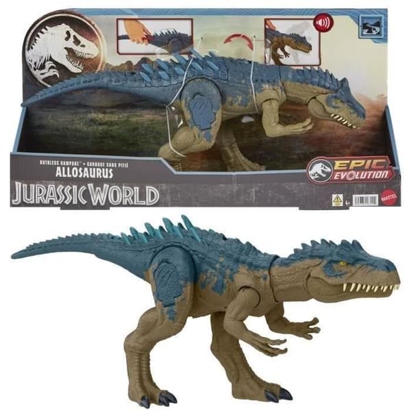 Jurassic World - Merciless Carnage - Allosaurus med attack och ljud HRX50