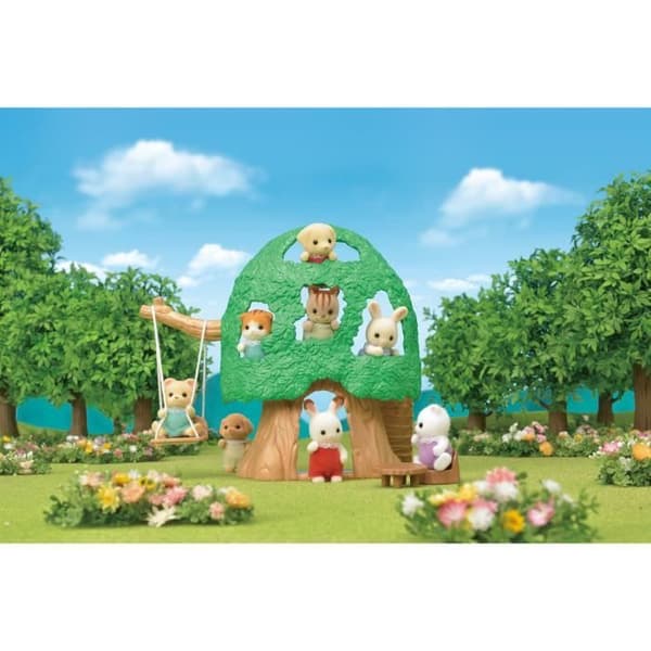 SYLVANIAN FAMILIES 5318 Hytten og babyen Ecureuil Roux