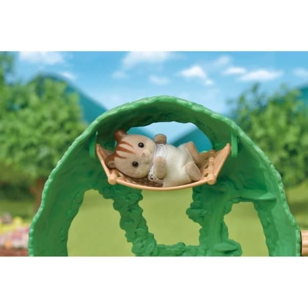 SYLVANIAN FAMILIES 5318 Hytten og babyen Ecureuil Roux