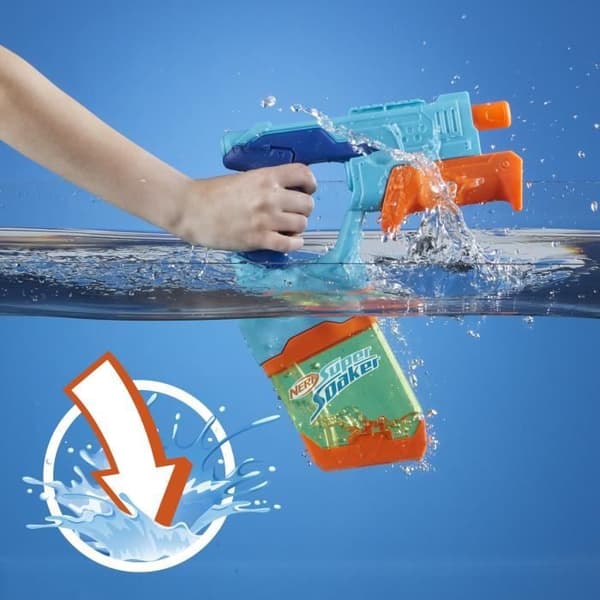 Nerf Dunk-Fill, 2-pack vattenblåsare, lättfyllda tankar, vattenleksaker, superblötläggare, från 6 år