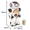Miniatyrbild 4 av 6: POWERMAN - Min första pedagogiska robot (franska), ljud och ljus - LEXIBOOK