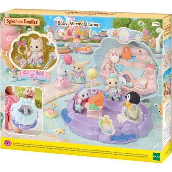 Boutique Box - SYLVANIAN FAMILIES - Boutique des Sirenes - Tillbehör och integrerat handtag