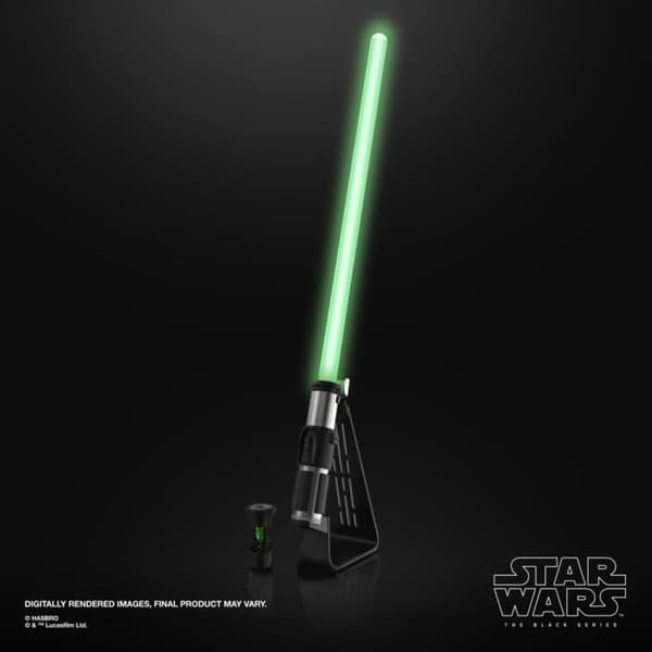 Yodan Force FX Elite -elektroninen valomiekka LEDeillä ja ensiluokkaisilla äänitehosteilla, ikä 14+, Star Wars: Musta sarja