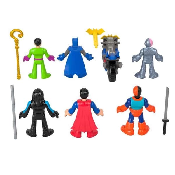Imaginext-DC Super Friends-Deluxe Figurset med 9 Element - Imaginext - HXF94