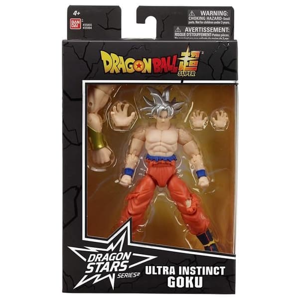 Dragon Ball Figur 17cm - BANDAI - Goku + Broly Del 1 - Ultra Instinct