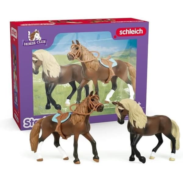 Mina första peruanska Paso-hästar, 2 hästfigurer, SCHLEICH 42738 Horse Club, från 5 år